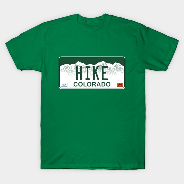 Colorado - HIKE T-Shirt by zealology